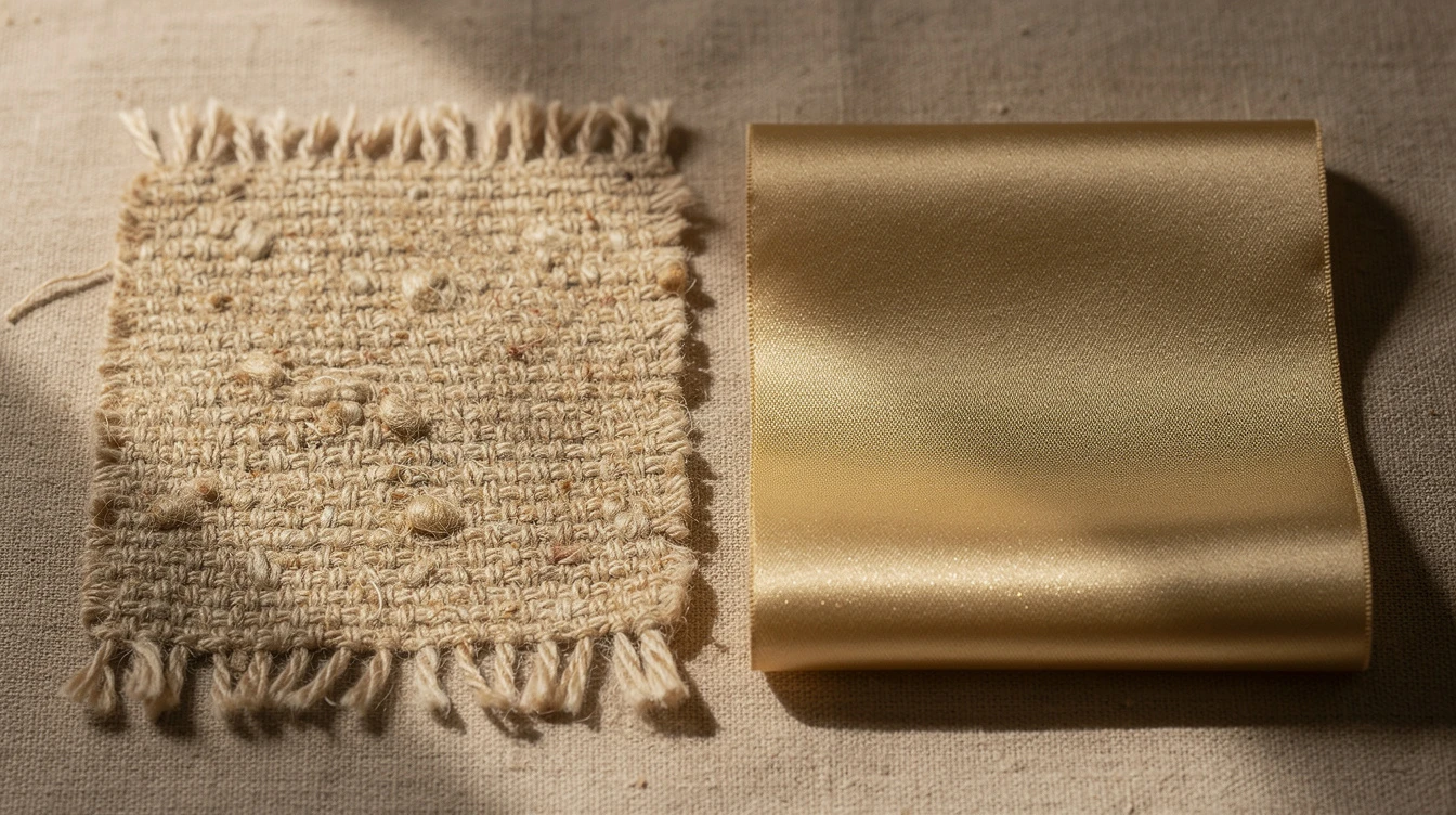 Comparaison textile : sabra authentique vs rayonne synthétique