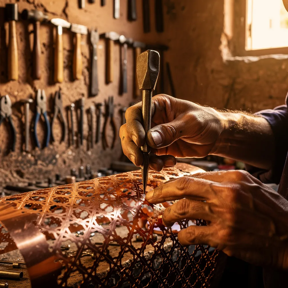 Les lanternes en cuivre de Marrakech