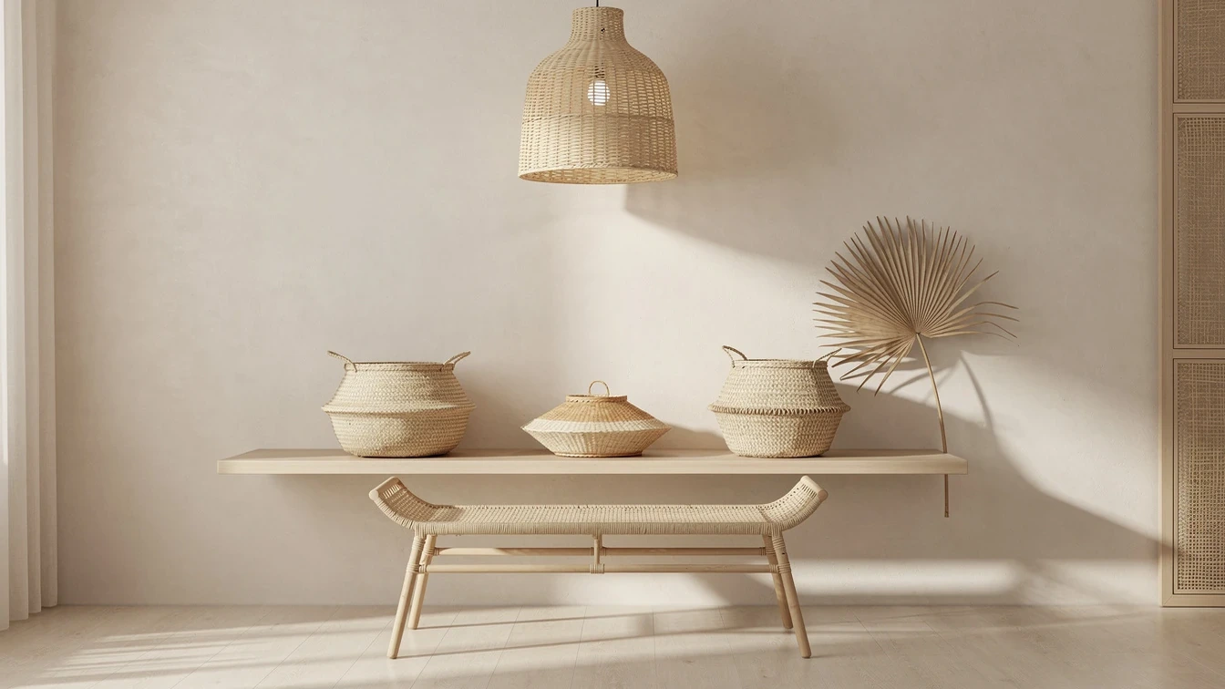 Vannerie & Décoration : Paniers, Luminaires et Mobilier Artisanaux