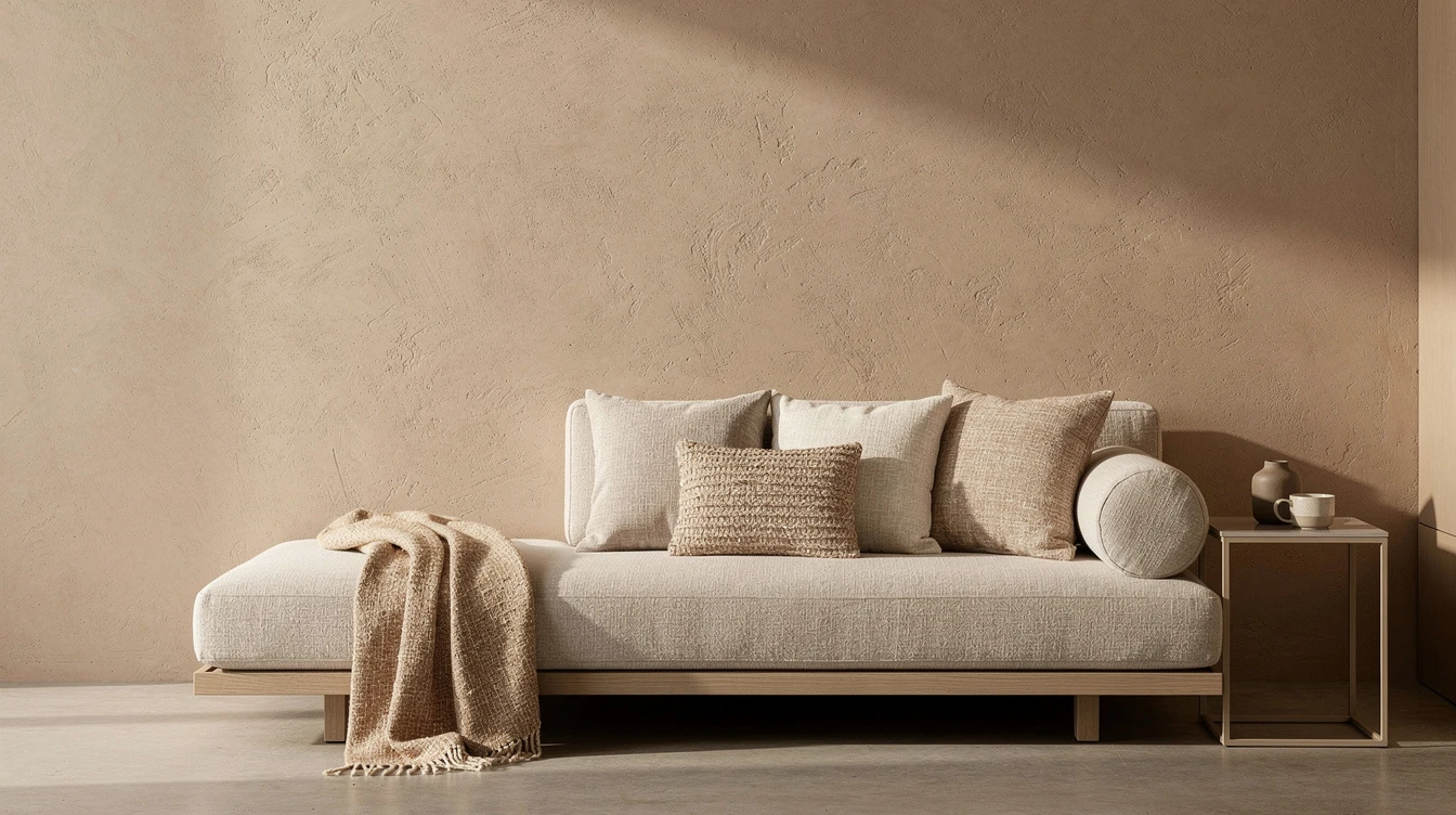 Sedari marocain compact aménagé dans un coin lecture contemporain à l’ambiance chaleureuse