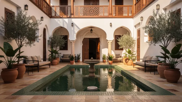 Le style du riad marocain : vivre autour d&rsquo;un patio