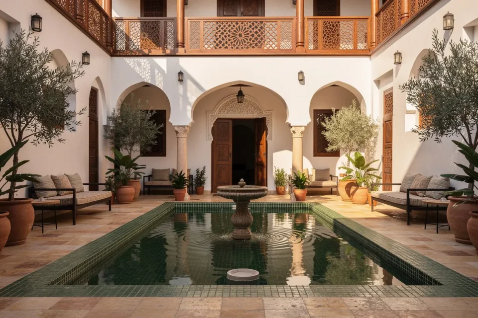 Le style du riad marocain : vivre autour d&rsquo;un patio